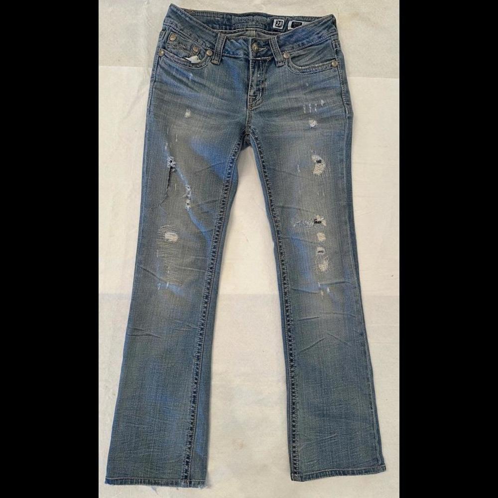 Miss Me Flared Irene Boot Blue Jeans - size 28